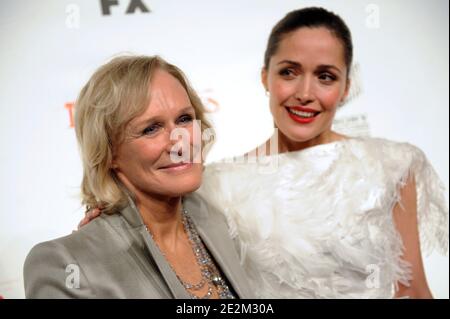 Glenn Close und Rose Byrne besuchen Staffel 3 Premiere von FX`s Schadensersatz und DVD Veröffentlichung von Staffel 2 in New York City, NY, USA, am 19. Januar 2010. Foto von Mehdi Taamallah/ABACAPRESS.COM Stockfoto